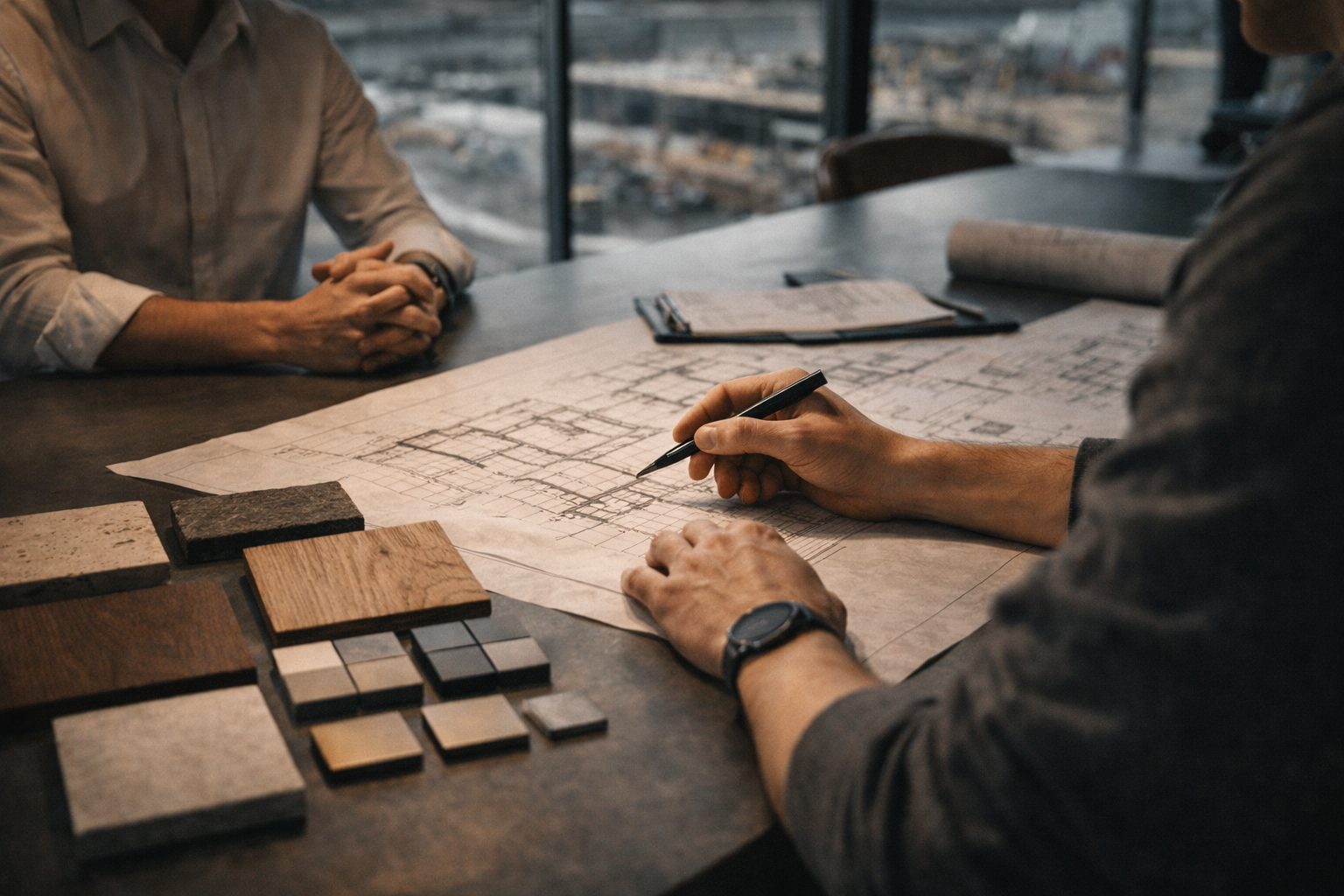 Pre-Design phase — client meeting and project research