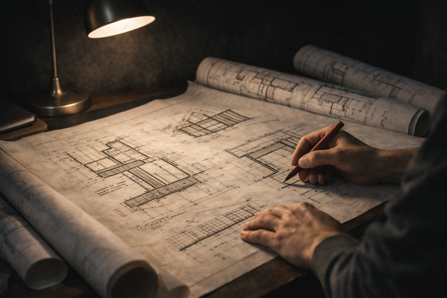 Construction Documents phase — detailed architectural drawings