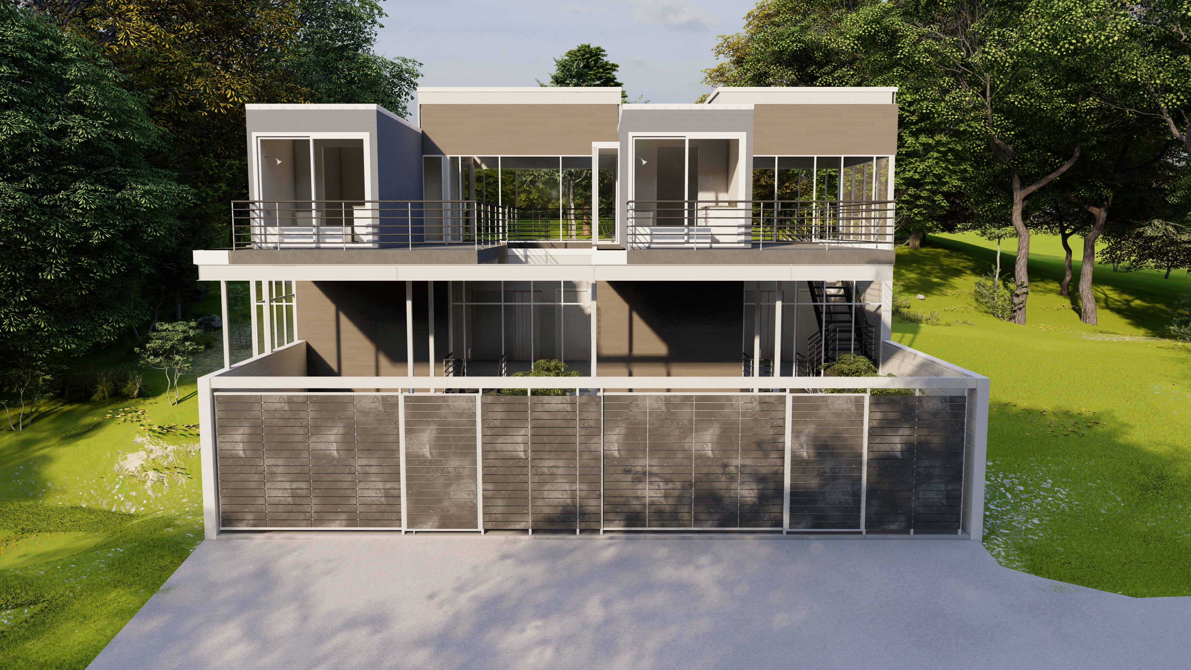 Container Home terrace detail