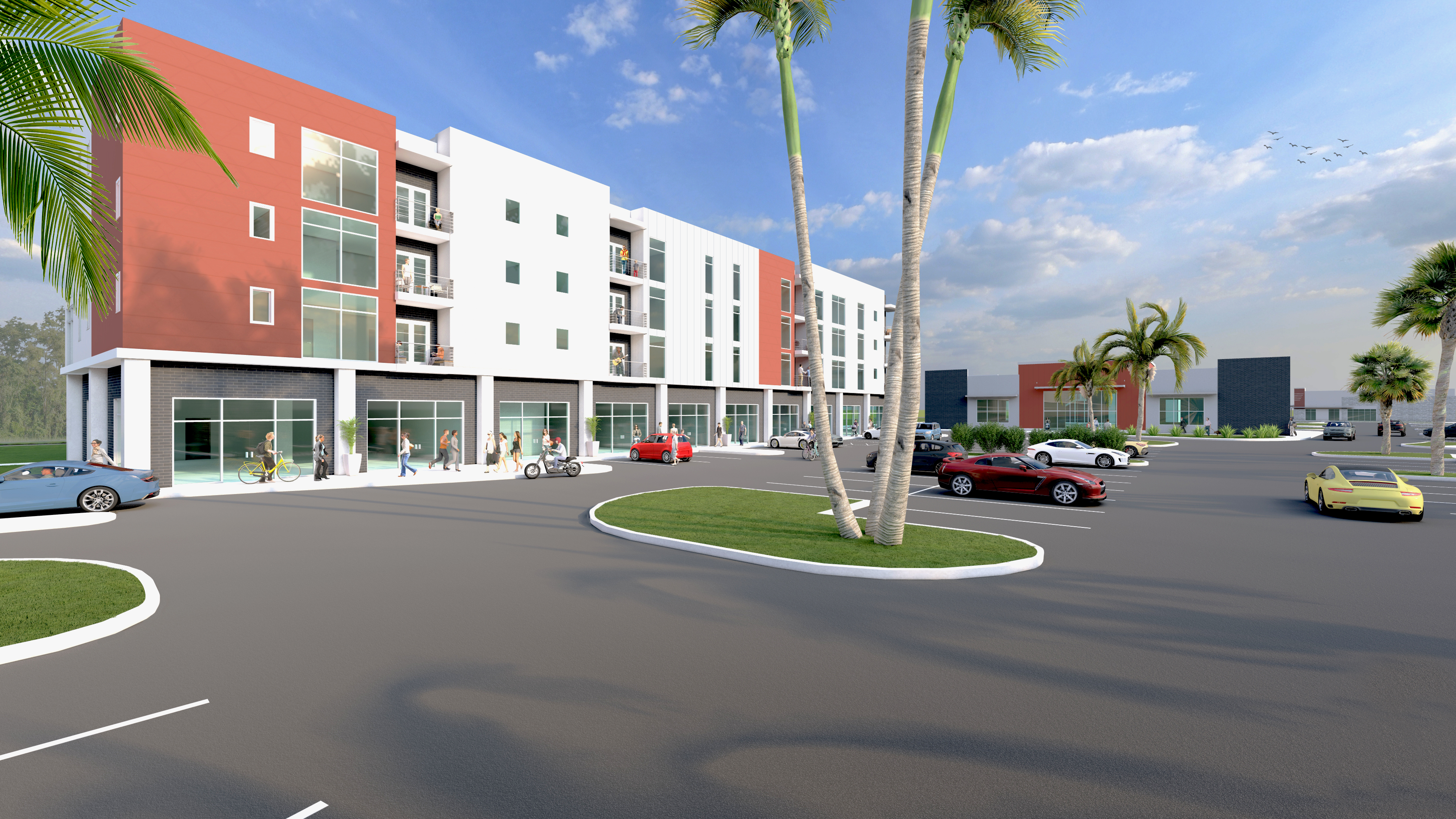 Pensacola Mixed-Use townhome view